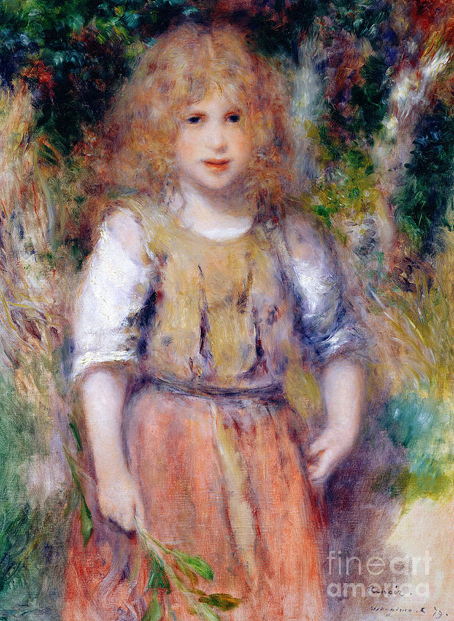 Gypsy Girl, 1879 Painting by Pierre Auguste Renoir