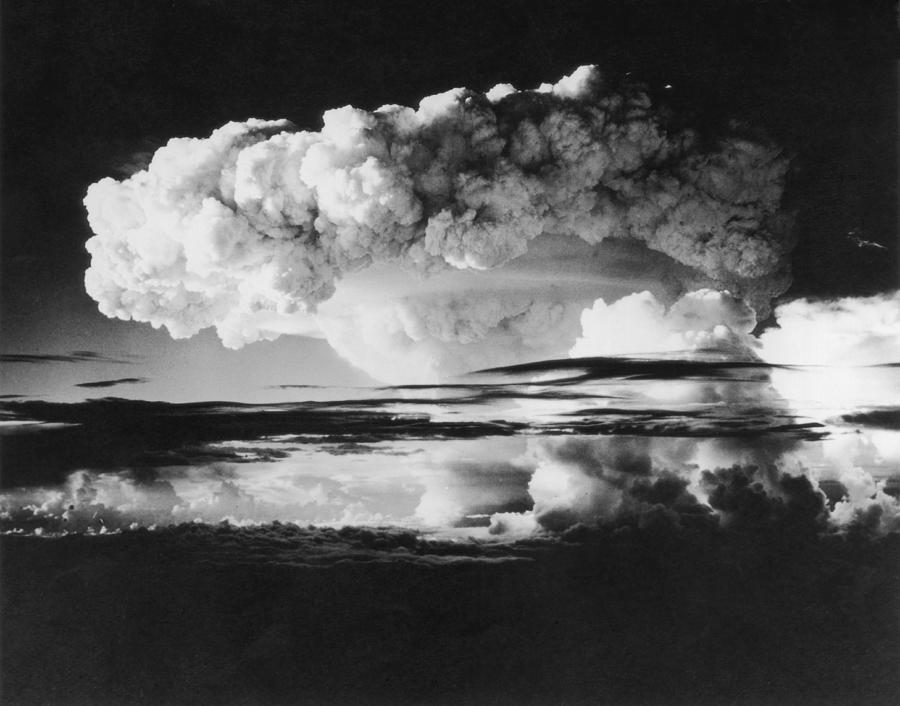 H Bomb Cloud Photograph by Keystone