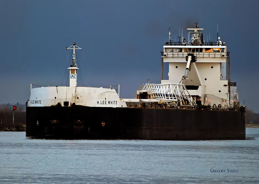 H Lee White Freighter Photograph by Gregory Steel