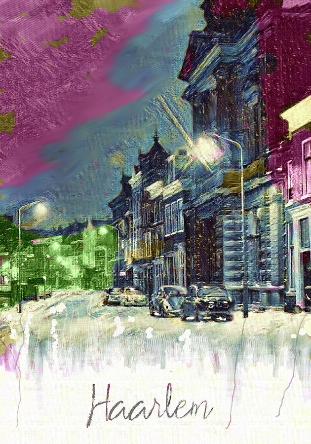 Haarlem Mixed Media - Haarlem Poster Print by Md Jo Haarlem Mixed Media - Haarlem Poster Print by Md Jo