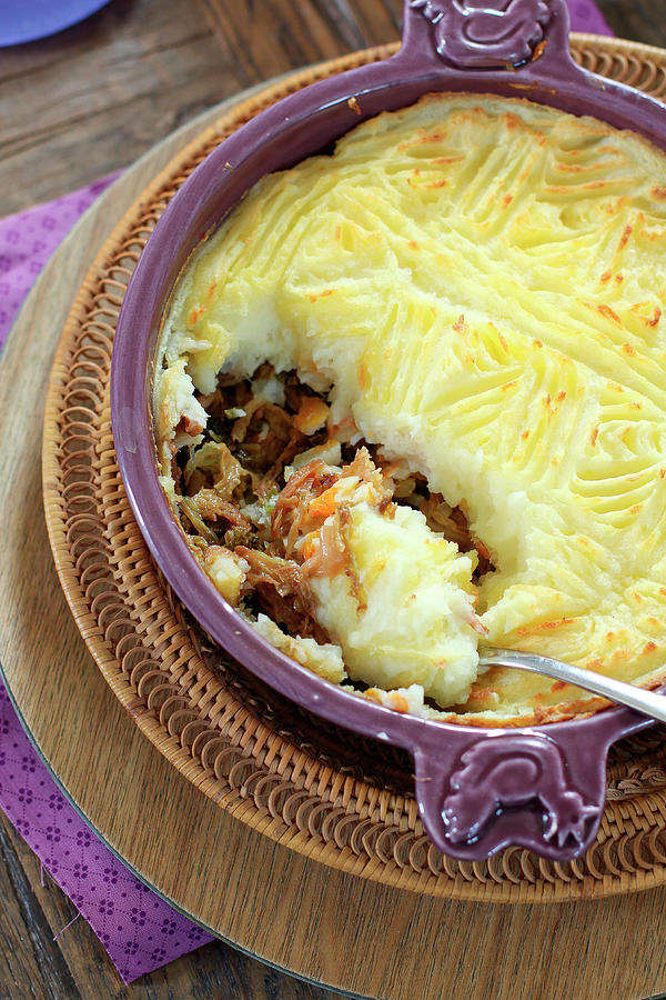 Haddock And Cabbage Mashed Potato Pie Photograph by Sauvages Pixels