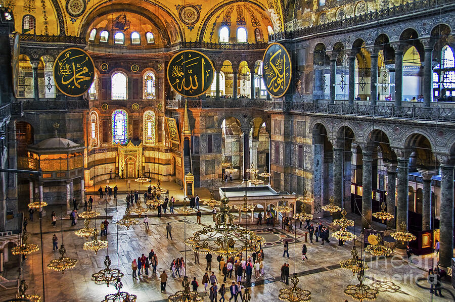 Hagia Sophia Photograph - Hagia Sofia by Delphimages Photo Creations Hagia Sophia Photograph - Hagia Sofia by Delphimages Photo Creations