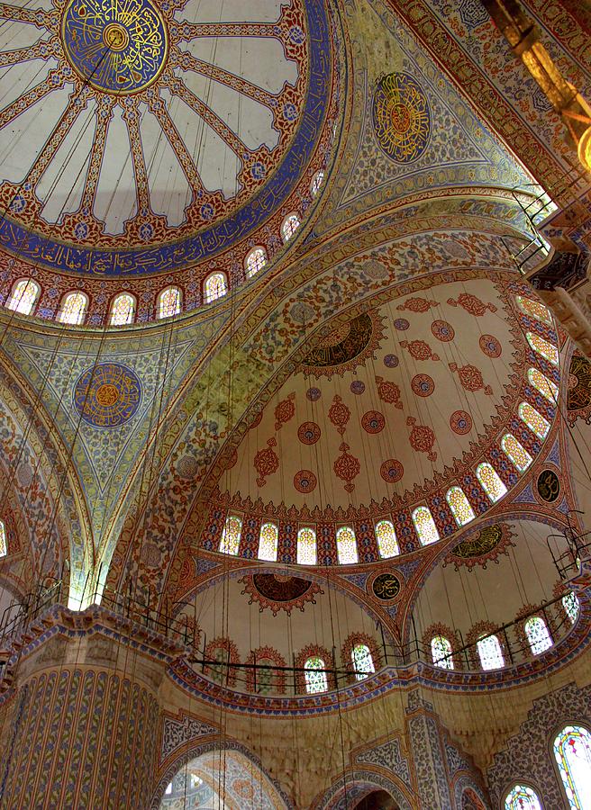 Blue Mosque Interior Photograph by Lark Hickey - Fine Art America