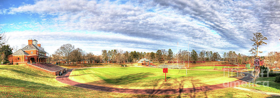 Hampden-Sydney VA Virginia -  Hampden-Sydney College Fulton Field,Bernier Field Photograph by Dave Lynch