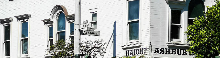 Haight/Ashbury Sign Photograph by James Canning