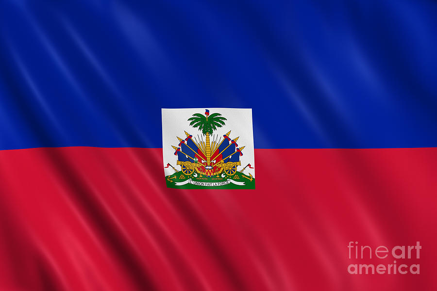 Haiti Flag Photograph by Visual7