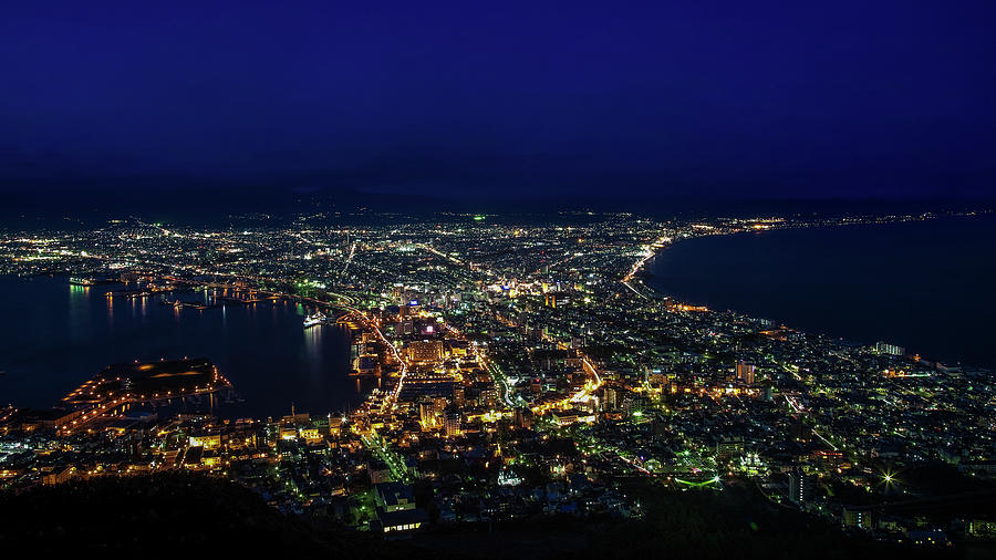 Hakodate At Night Photograph by Wfantiola
