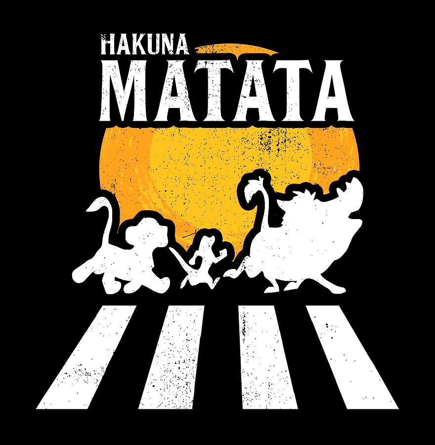 Hakuna Matata Abbey Road Digital Art by Sumpah Aku - Pixels
