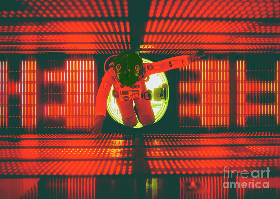 HAL 9000 - 2001 A Space Odyssey 1968 Mixed Media by KulturArts Studio