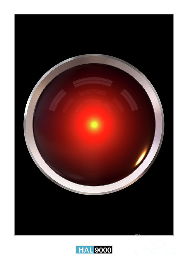 Hal 9000 Portrait Mixed Media By Kulturarts Studio Pixels