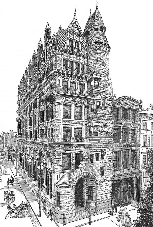 Hale Building Drawing by Unknown