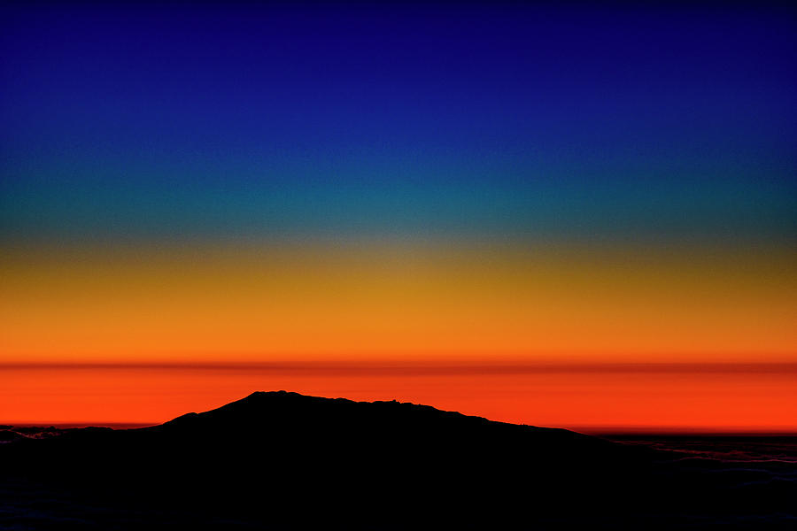 Hale Pohaku Sunset One Photograph by Don Mitchell