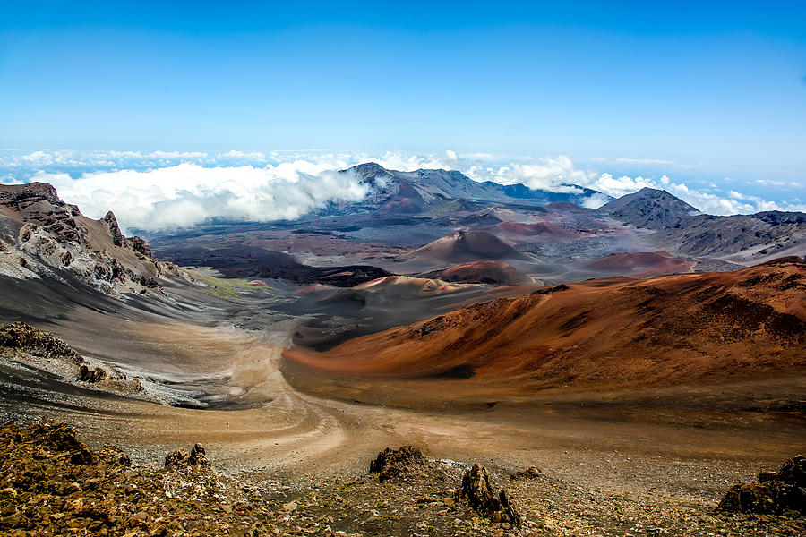 Landscape Photograph - Haleakala Crater by Michel Groleau
