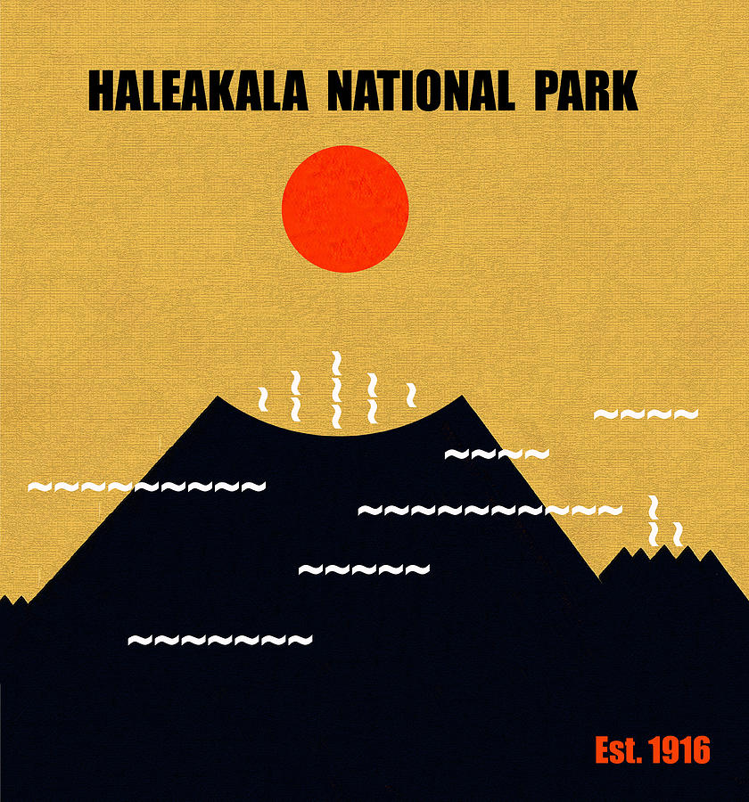 Haleakala N. P. M series Mixed Media by David Lee Thompson