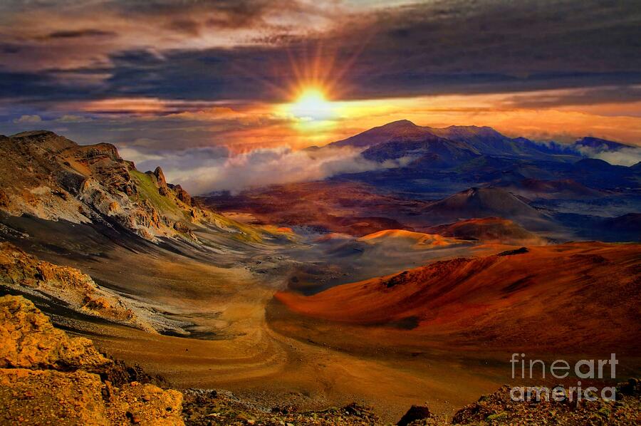 Paradise Photograph - Haleakala Sunrise by DJ Florek