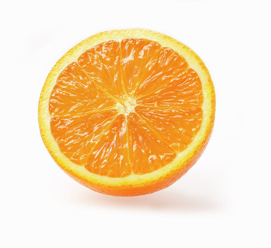 Half An Orange Photograph by Fruitbank