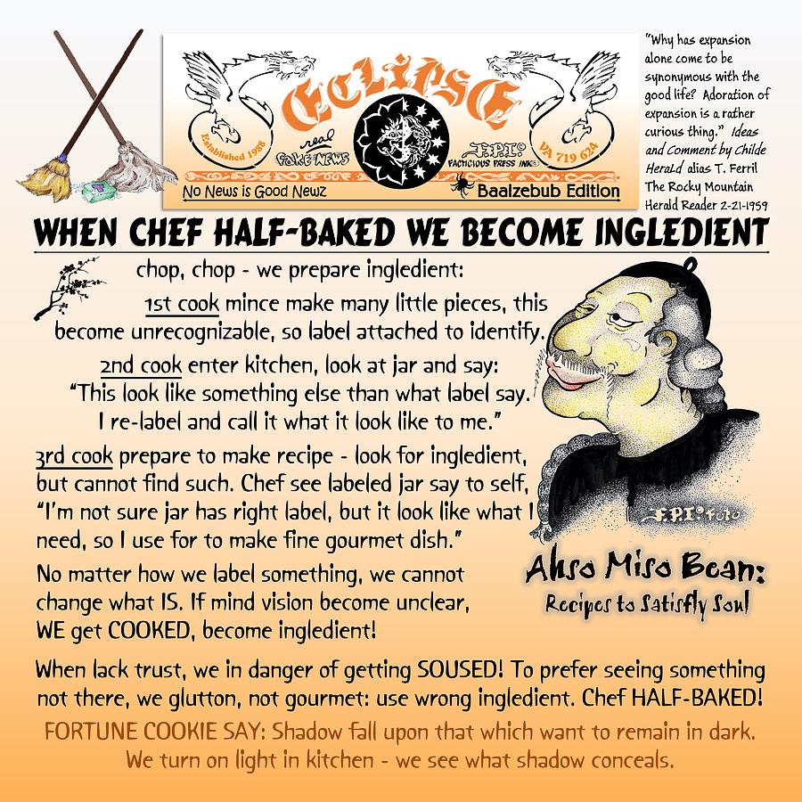 Half Baked Chef Mixed Media by Dawn Sperry