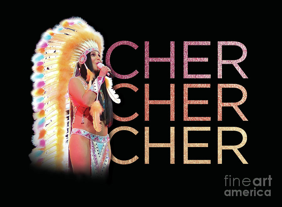 Cher Digital Art - Half Breed Cher by Cher Style