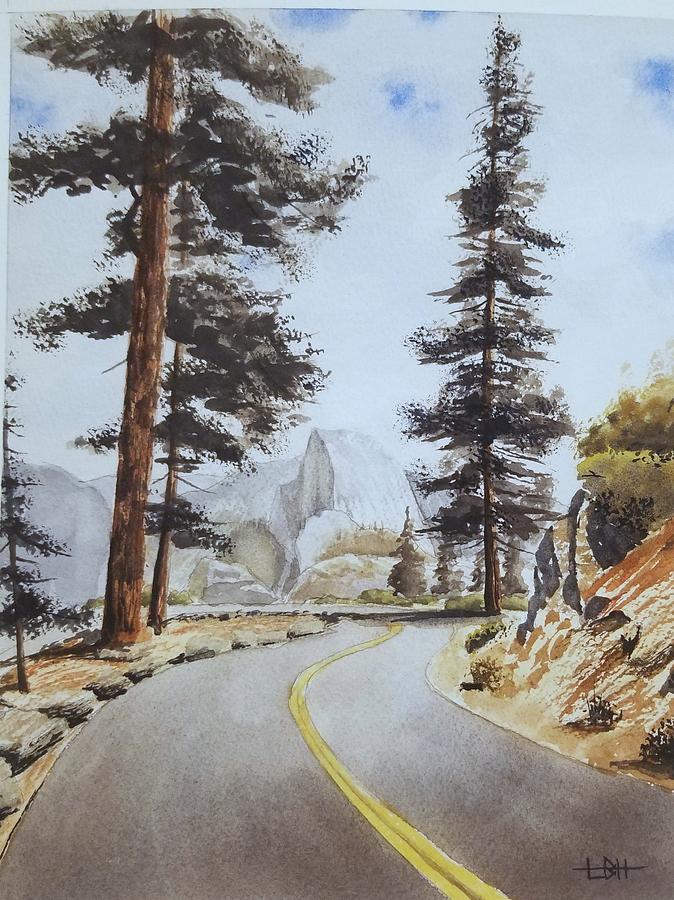 Half Dome Painting by Bruce Holder