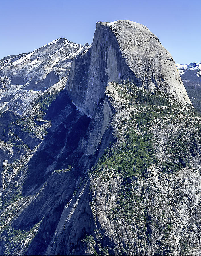 Half Dome from Glacier Point Photograph by Mike Long