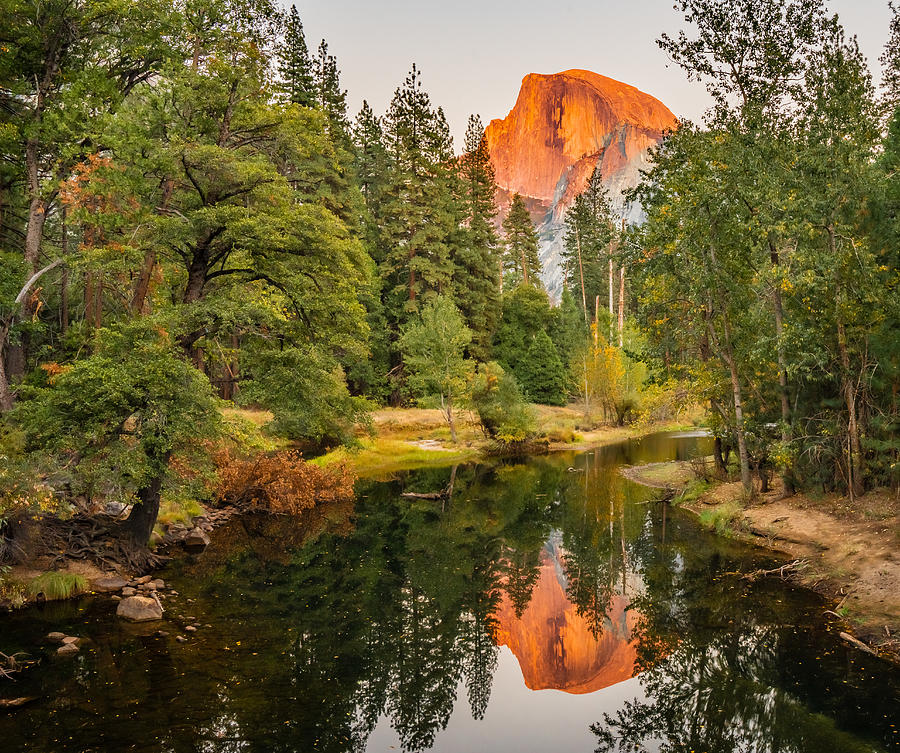 Yosemite National Park Photograph - Half Dome Reflection 2 by Sharon Kim