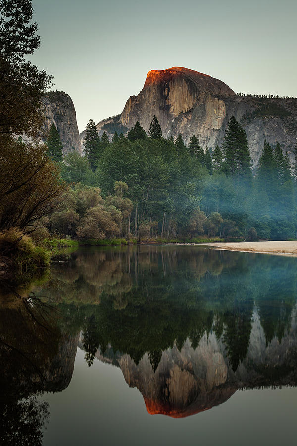 Yosemite National Park Photograph - Half Dome Reflection by Thorsten Scheuermann