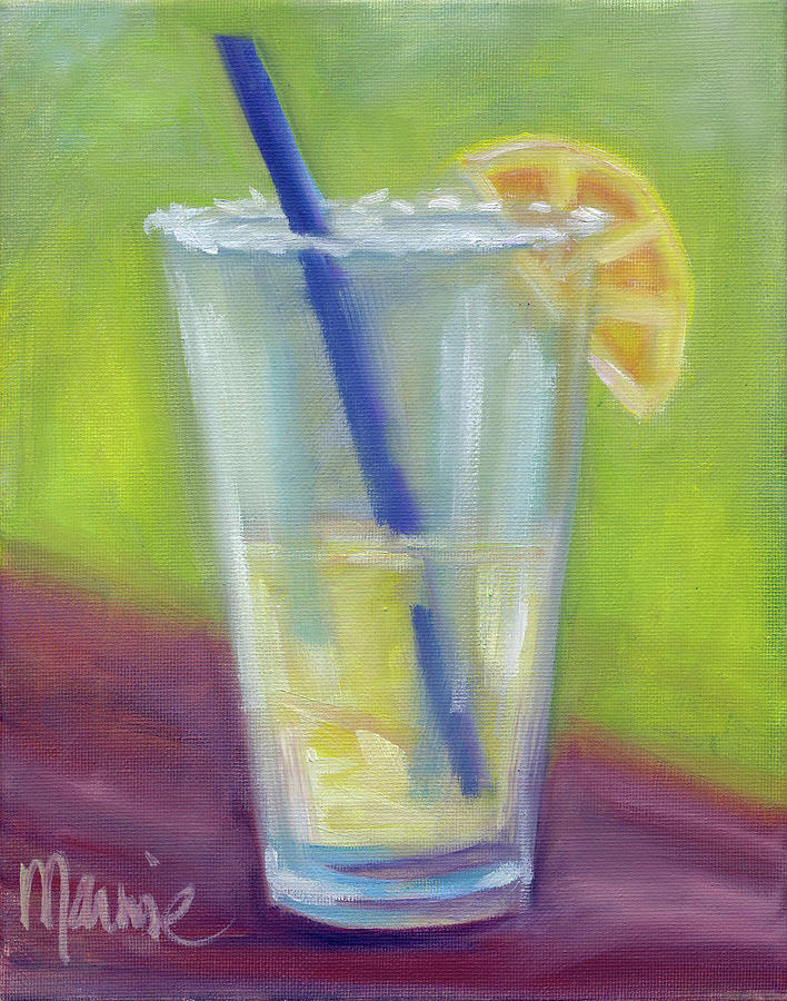 Summer Painting - Half Full by Marnie Bourque