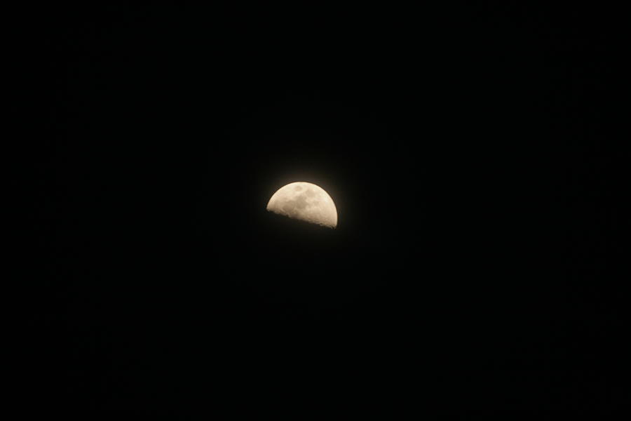 Half Moon Photograph by Ravinder Mandayam