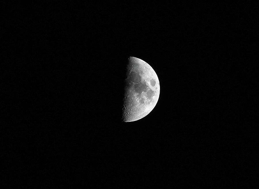 Half Moon Photograph by Richard Newstead
