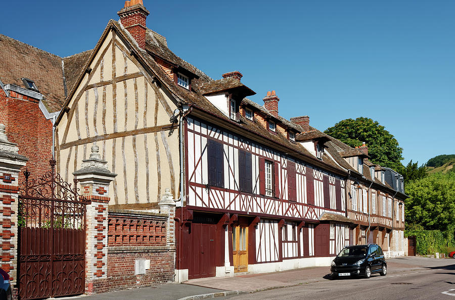 Half-timbered Houses Photograph by Sally Weigand