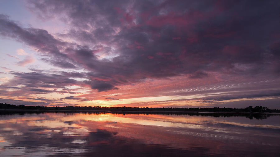 Halifax River Sunset Photograph by Paul Rebmann