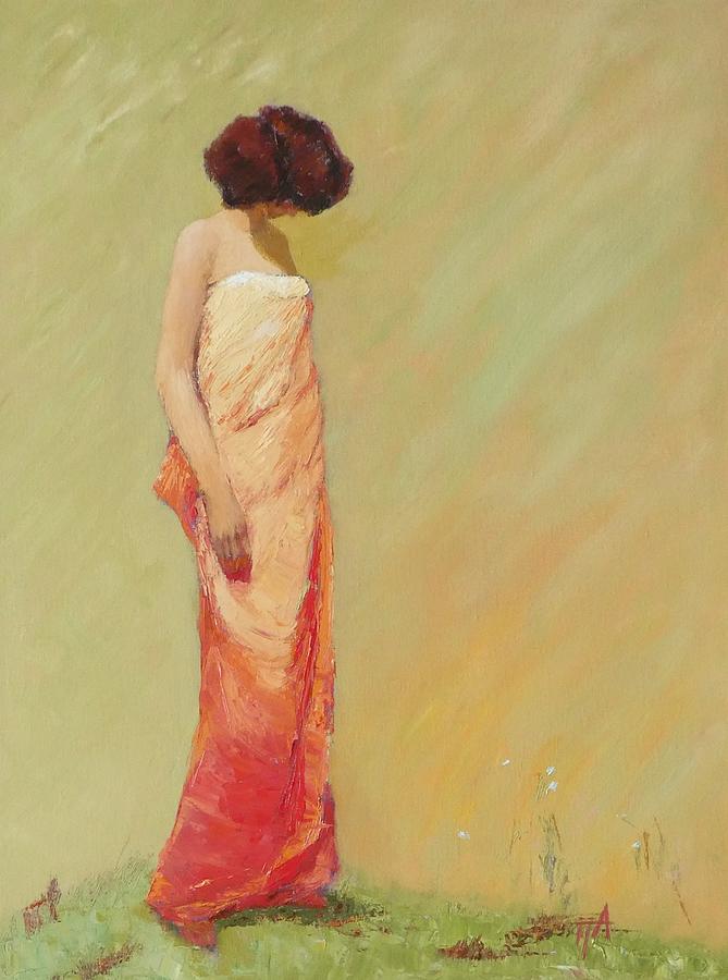 Figurative Painting - Halkah by Irena Jablonski Figurative Painting - Halkah by Irena Jablonski
