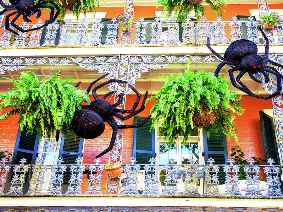 Halloween Balcony in New Orleans by John Rizzuto Halloween Balcony in New Orleans by John Rizzuto