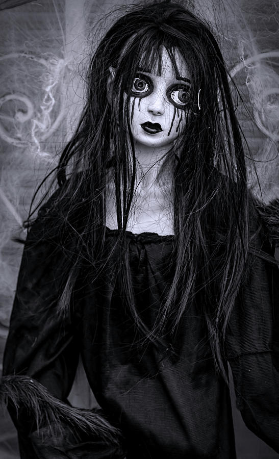 Halloween Decoration - Scary Girl Photograph by Robert Ullmann