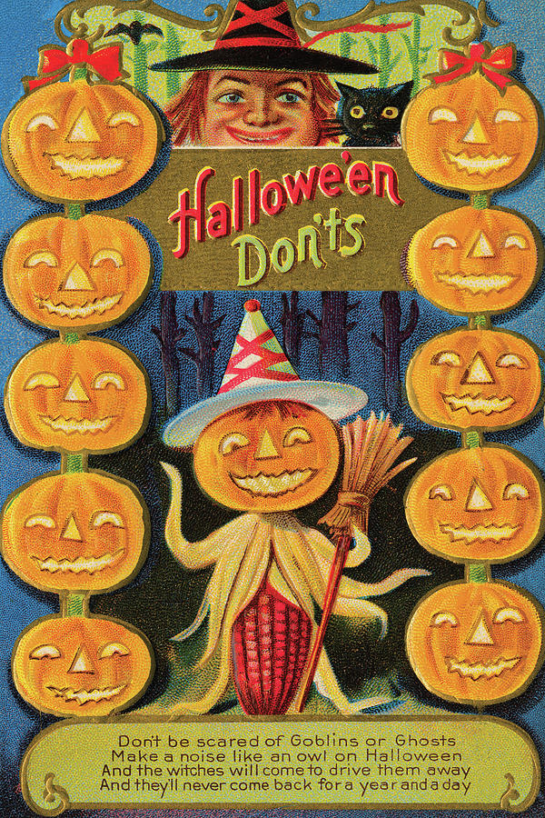 Halloween Donts Painting by Unknown