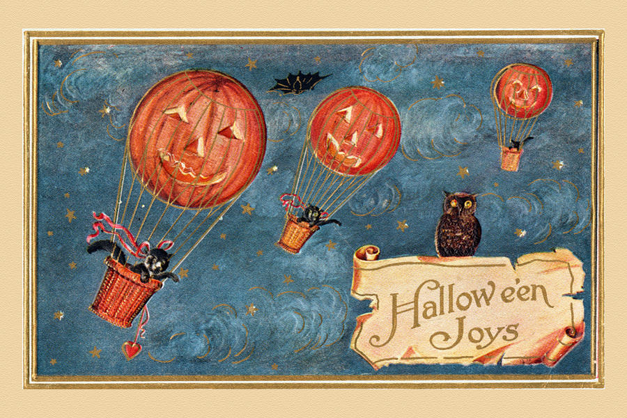 Halloween Joys Painting by Unknown