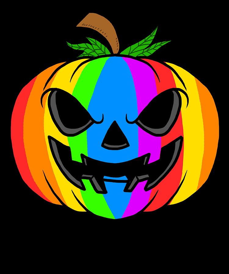 Download Halloween Lgbt Rainbow Pumpkin Costume Funny Apparel ...