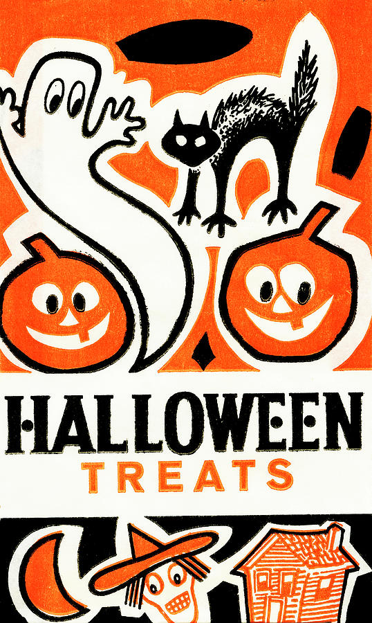 Halloween Treats Painting by Unknown