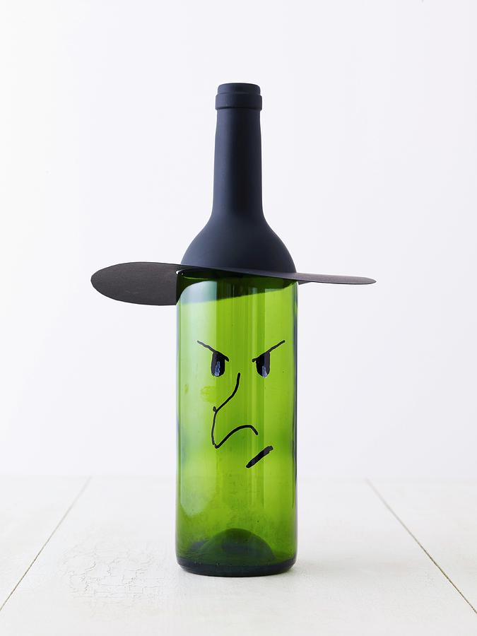 Halloween Witch Made From Bottle Photograph by Antonis Achilleos