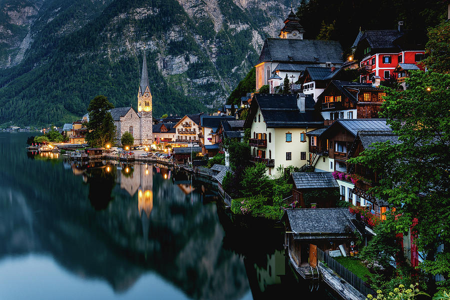 City Photograph - Hallstatt by Andrei Dima City Photograph - Hallstatt by Andrei Dima