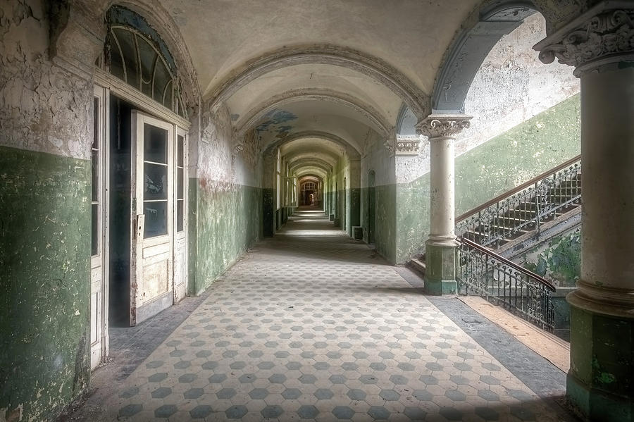 Hallway full of Decay Photograph by Roman Robroek
