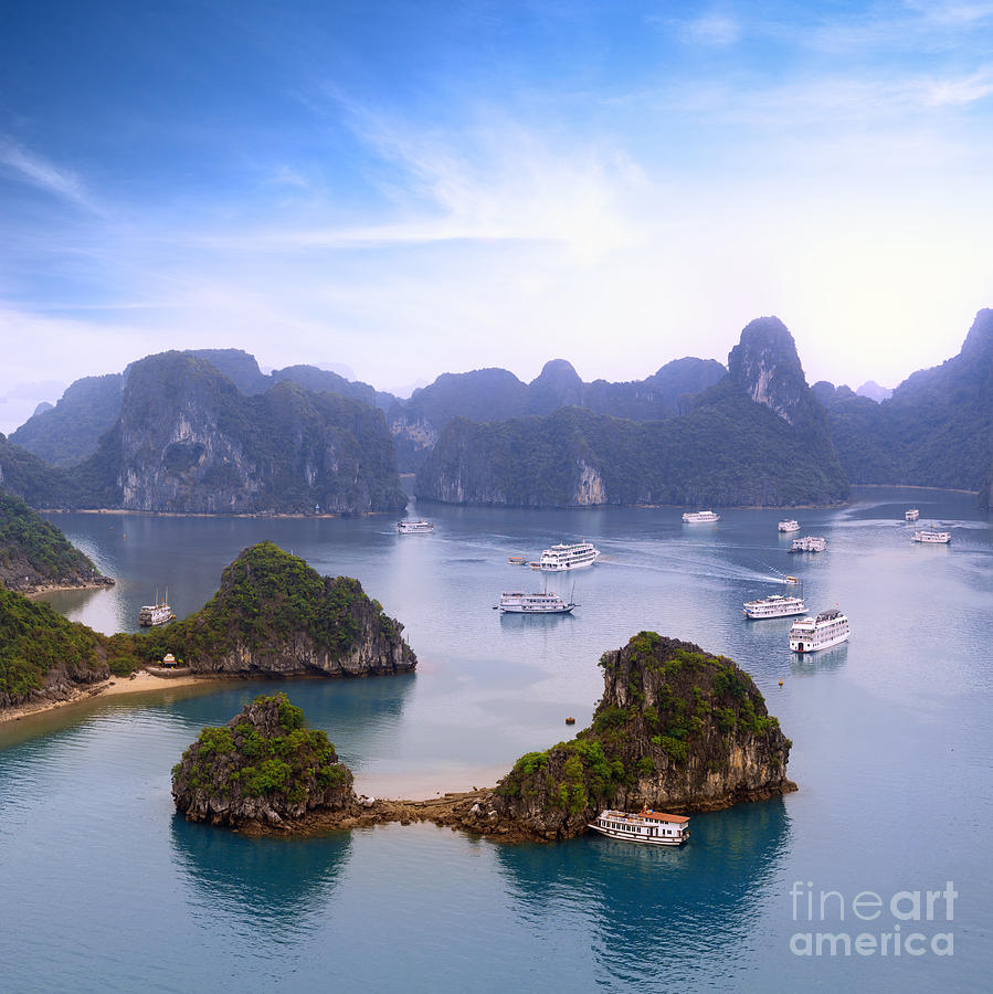 Panoramic Photograph - Halong Bay Vietnam Panorama Beautiful by Banana Republic Images Panoramic Photograph - Halong Bay Vietnam Panorama Beautiful by Banana Republic Images