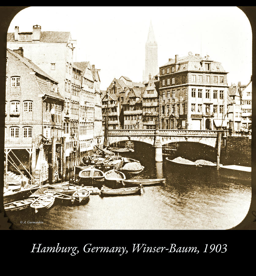 Hamburg, Germany, Winser-Baum, 1903 Photograph by A Macarthur Gurmankin