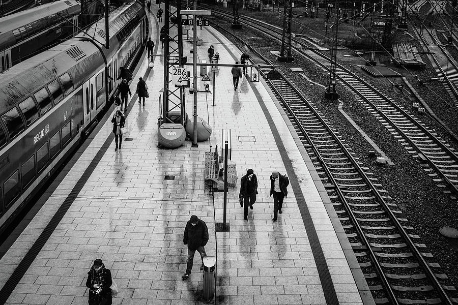 Hamburg railway station Photograph by Ute Herzog - Fine Art America