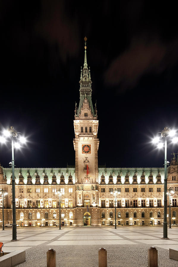 Hamburg Rathaus, Front Photograph by Goldhafen