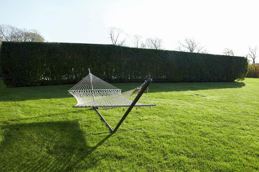 Hammock On A Stand In The Grass Photograph by Anastassios Mentis Photography