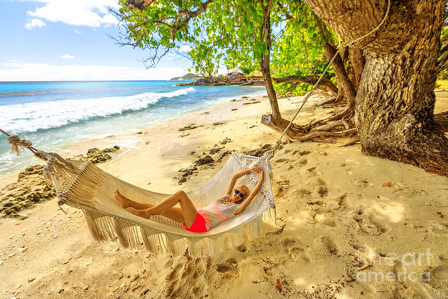 Hammock relax at tropics Photograph by Benny Marty