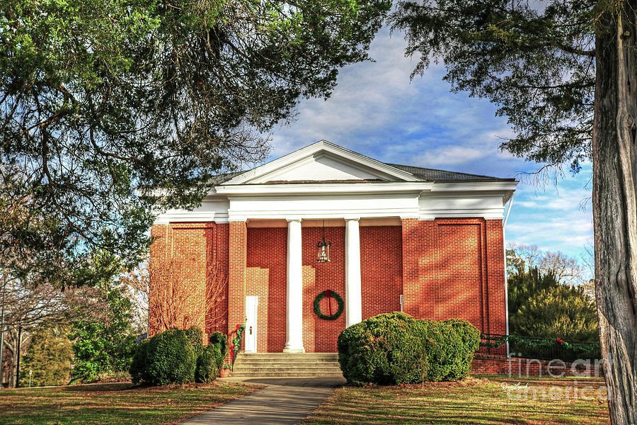 Hampden-Sydney VA Virginia -  Hampden-Sydney College Church Photograph by Dave Lynch