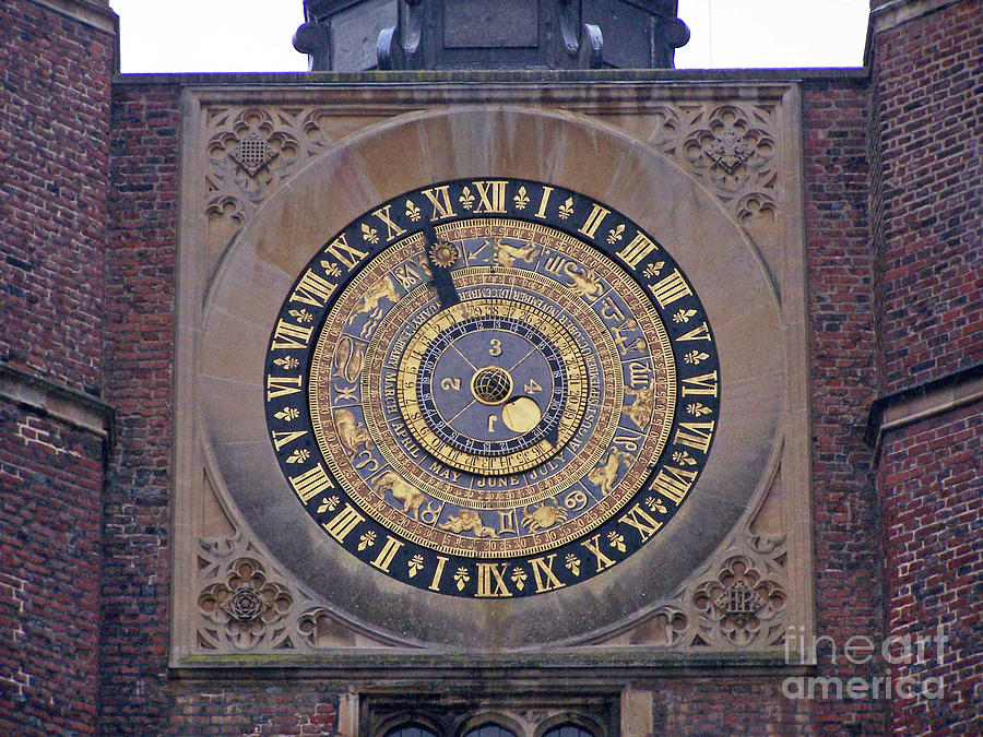 Hampton Court Palace Clock 225 Photograph by Jack Schultz