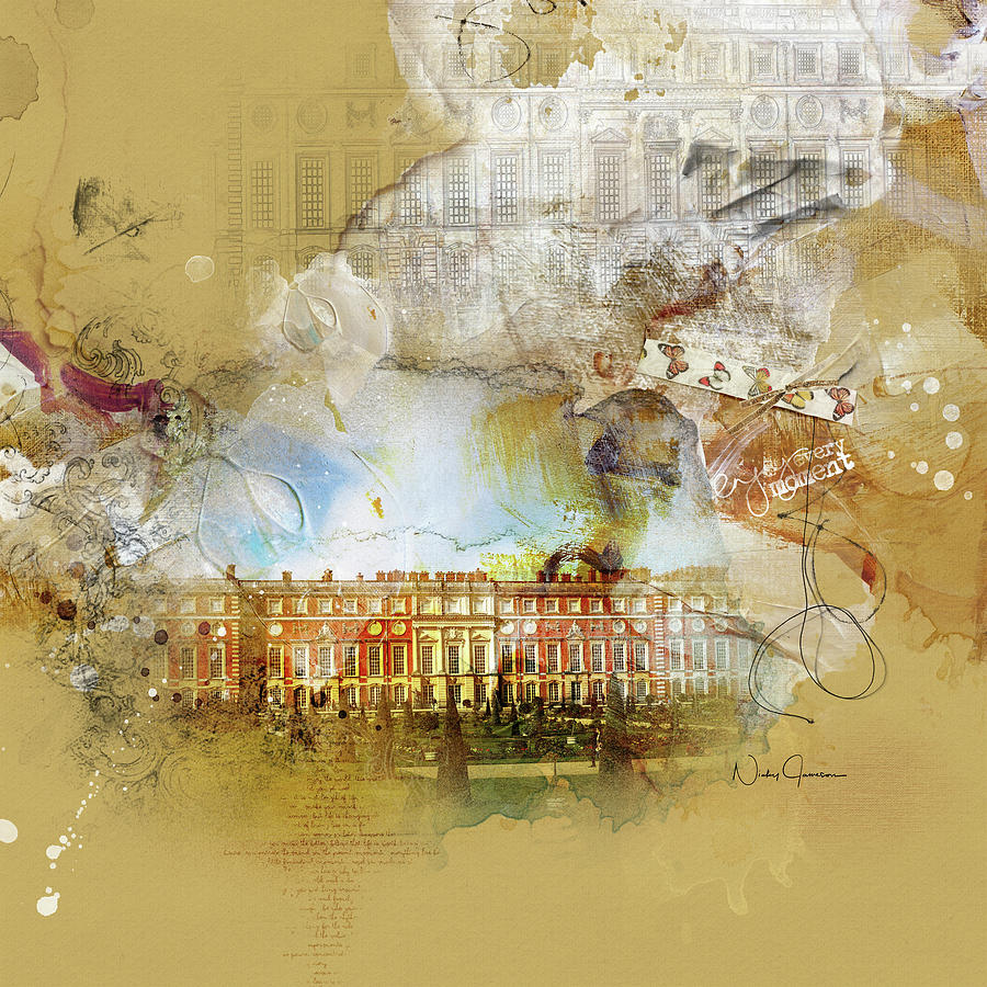 Hampton Court Palace Digital Art by Nicky Jameson